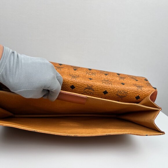 SOLD MCM Visetos Monogram Briefcase Vintage - Picture 6 of 8